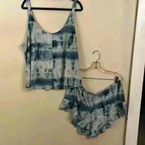 Secret Treasures Tie-Dye Knit Cami Sleep Set Size 2x